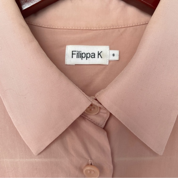 Filippa K relaxed fit button up in size small, soft pink. - Picture 3 of 9